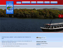 Tablet Screenshot of killarneylaketours.ie